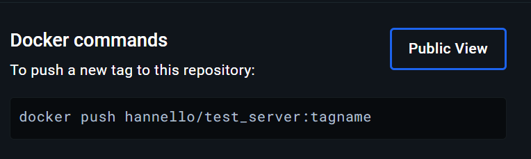 docker URI